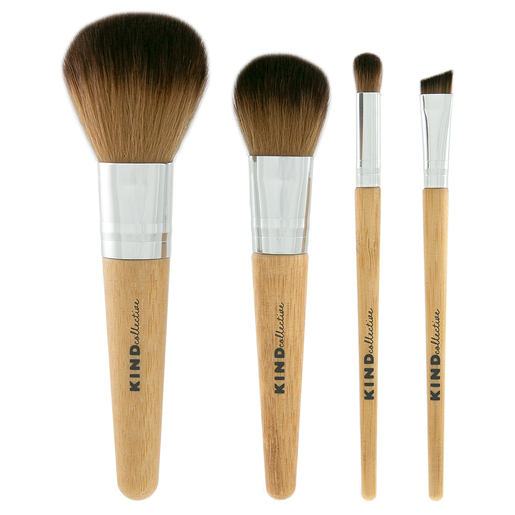 4 piece everyday makeup brush set
