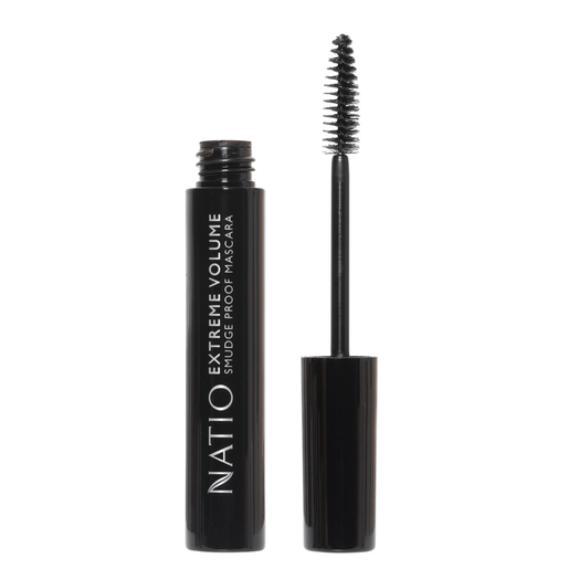 Natio black smudge-proof mascara tube