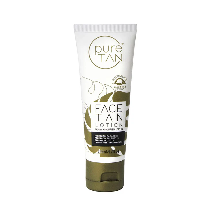 pure tan face lotion