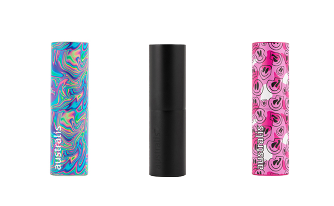 australis trio of refilliable lipstick cases