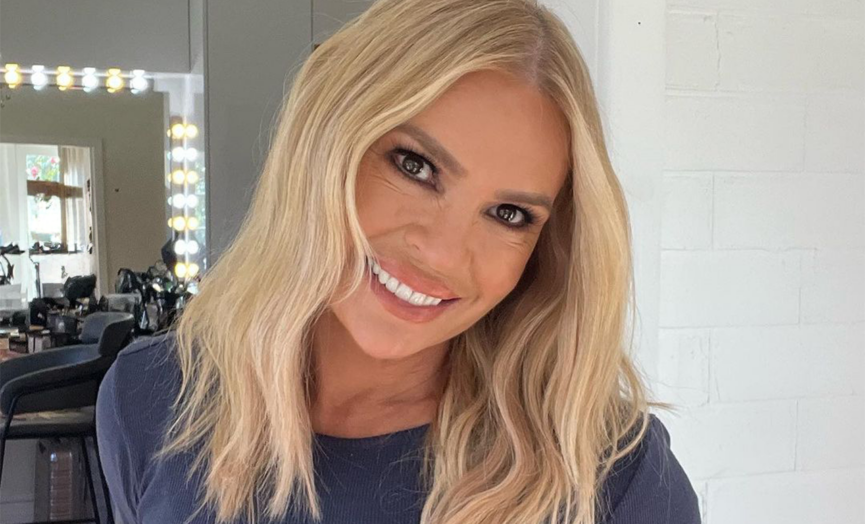 Sonia Kruger smiling to the camera