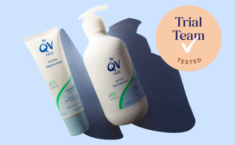 qv face cleanser and moisturiser