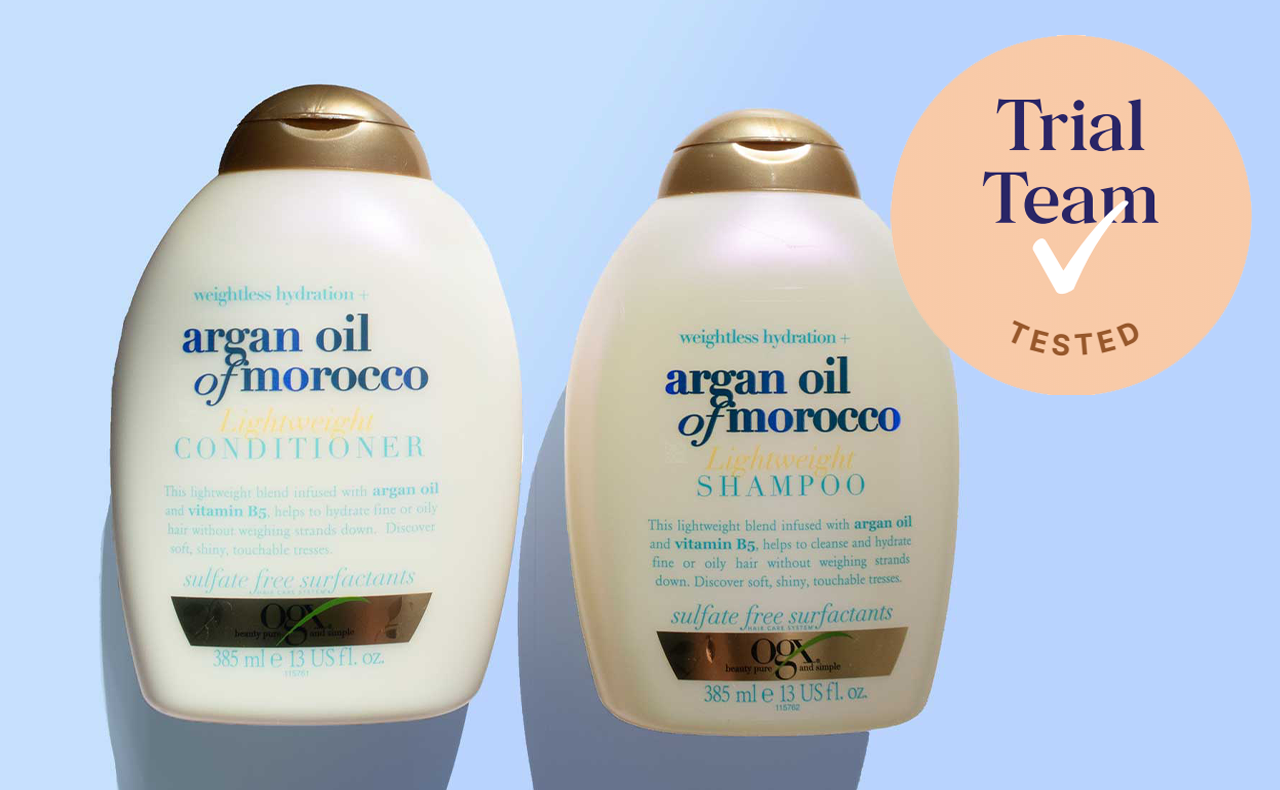 OGX argan oil shampoo and conditioner