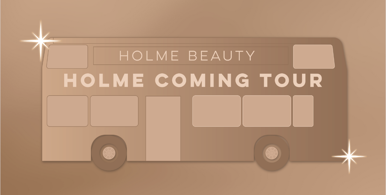 holme beauty tour bus