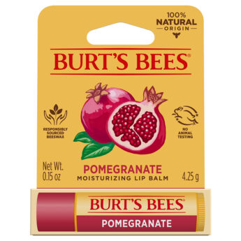 Burt's Bees Pomegranate Moisturising Lip Balm Product Shot