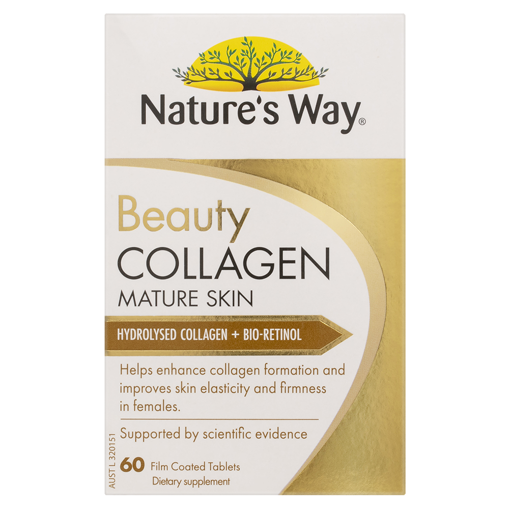 Nature's Way Beauty Collagen Mature Skin Tablets 60s