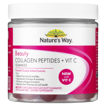 Beauty Collagen Peptides + Vit C Gummies