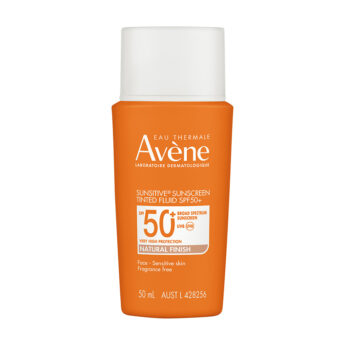 Eau Thermale Avène Sunsitive® Sunscreen Tinted Fluid SPF 50+ bottle