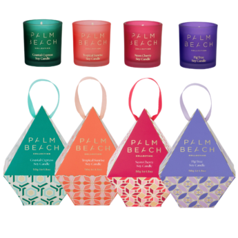 Palm Beach Collection Hanging Bauble Mini Candle 50g