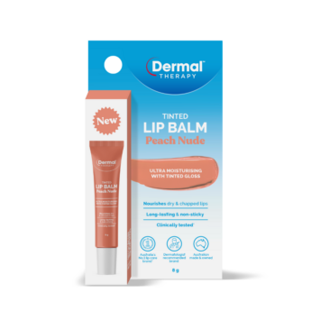 Dermal Therapy Tinted Lip Balm in Peach Nude