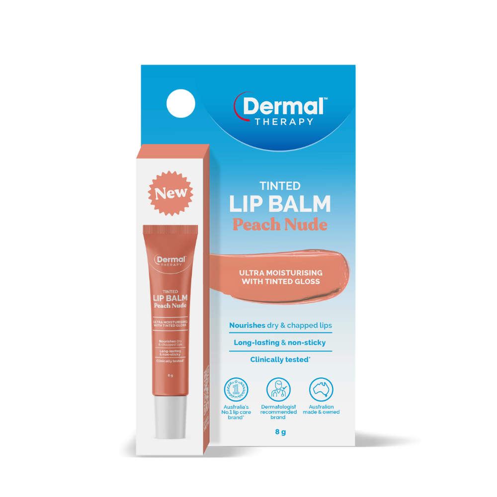 Dermal Therapy Tinted Lip Balm in Peach Nude